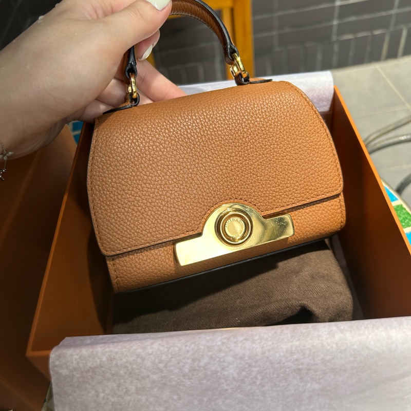 售 MOYNAT莫奈 經典Rejane Nano 金棕迷你手提包/肩背包-4