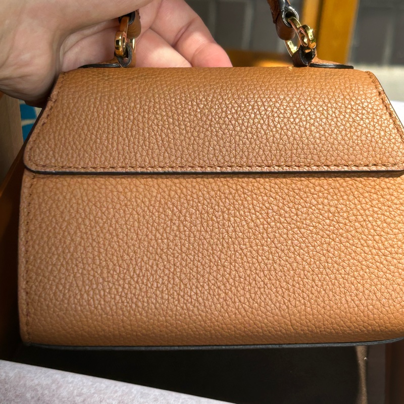 售 MOYNAT莫奈 經典Rejane Nano 金棕迷你手提包/肩背包-6