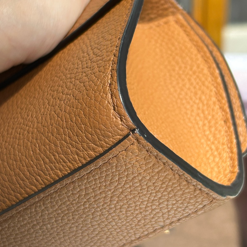 售 MOYNAT莫奈 經典Rejane Nano 金棕迷你手提包/肩背包-7