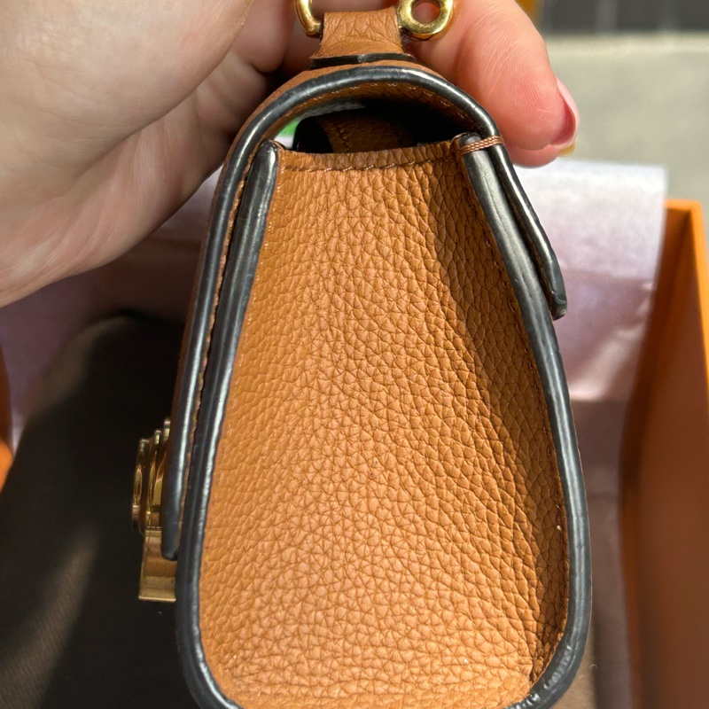 售 MOYNAT莫奈 經典Rejane Nano 金棕迷你手提包/肩背包-9