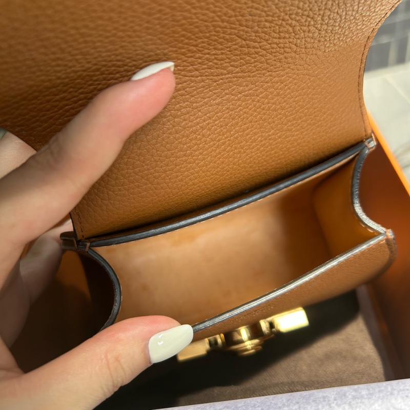 售 MOYNAT莫奈 經典Rejane Nano 金棕迷你手提包/肩背包-11