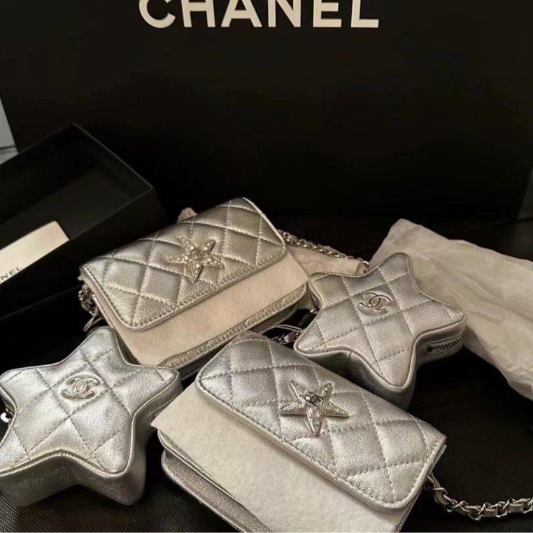 Chanel 24C VIC限定年終禮 星星掛件小包 可遇不可求 全新-4