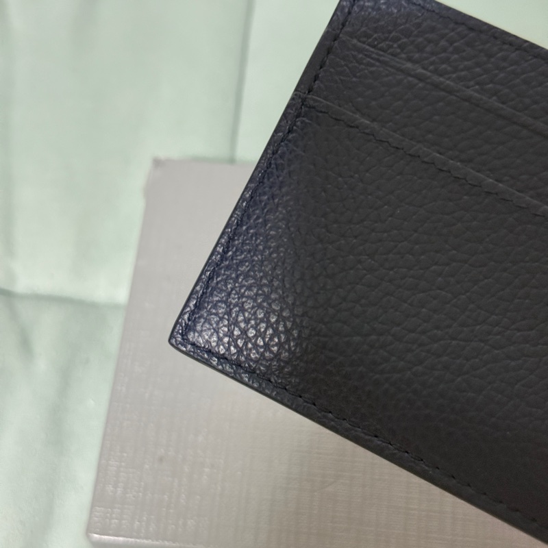 Balenciaga 巴黎世家 深藍色雙面卡夾 全新-3