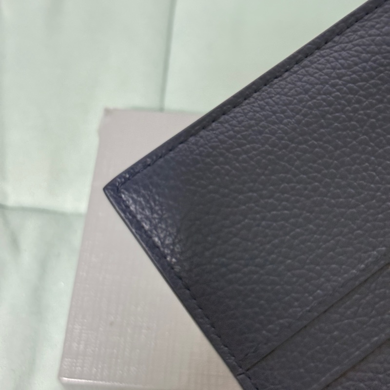 Balenciaga 巴黎世家 深藍色雙面卡夾 全新-4