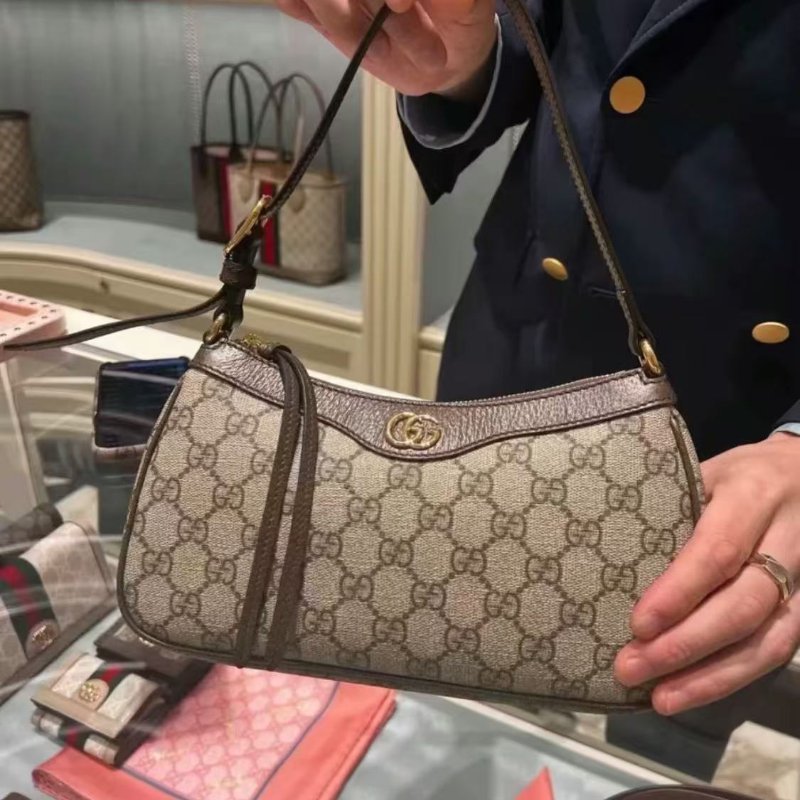 全新Gucci老花腋下包 手提包-3