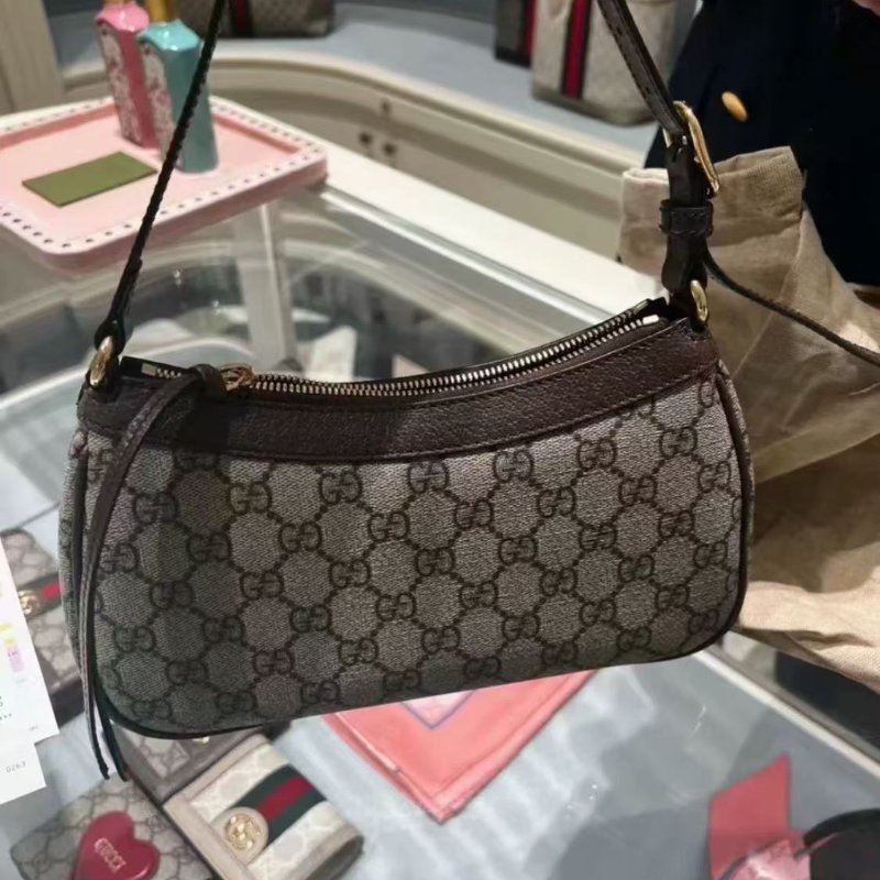 全新Gucci老花腋下包 手提包-4