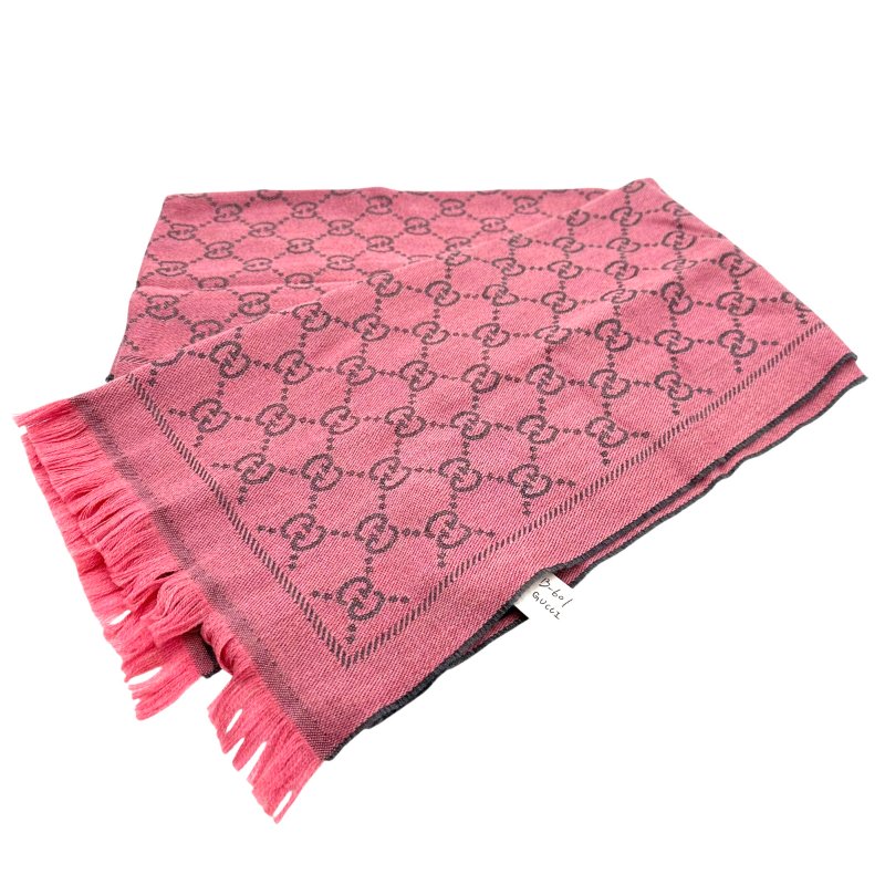 【美收精品】GUCCI 古馳灰/粉雙色G LOGO寬版 B-601【隔月月中將轉賣至日本 上架期限30天】-0