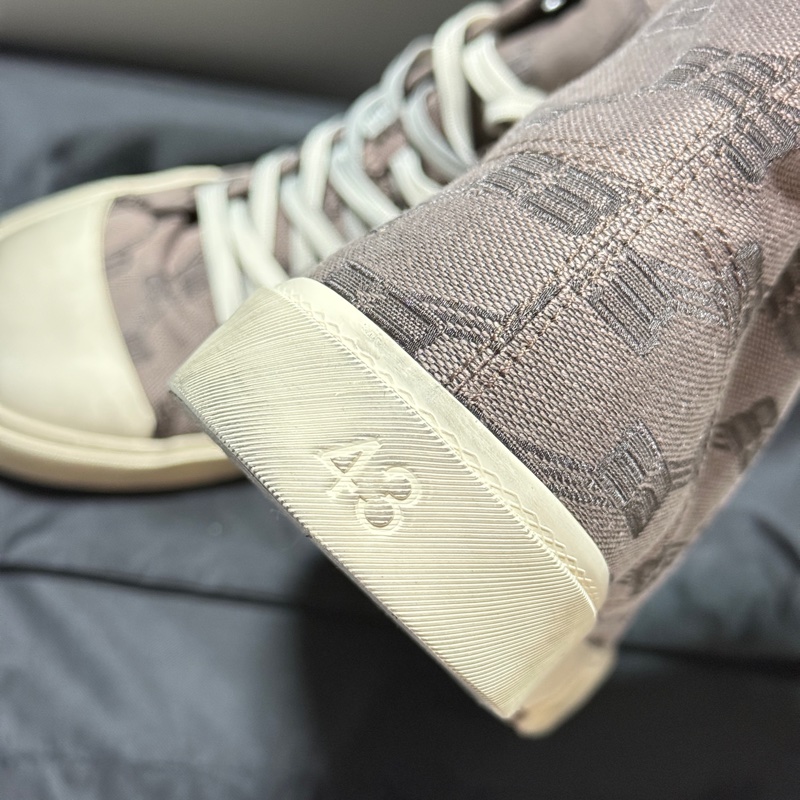 Balenciaga 巴黎世家 滿版logo高筒帆布鞋 43-3