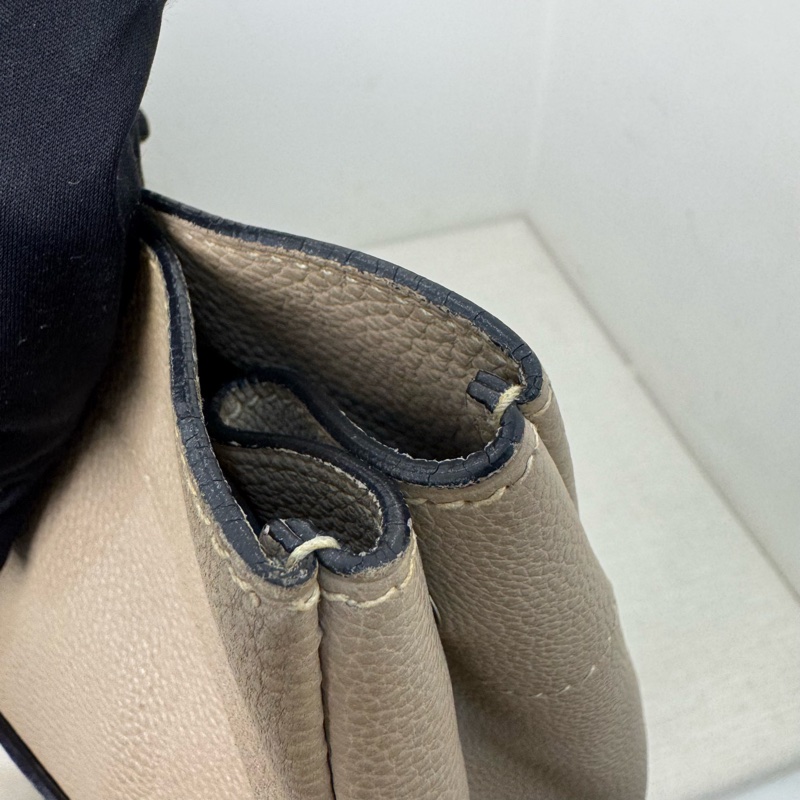 Hermès 大象灰全皮手提包-11