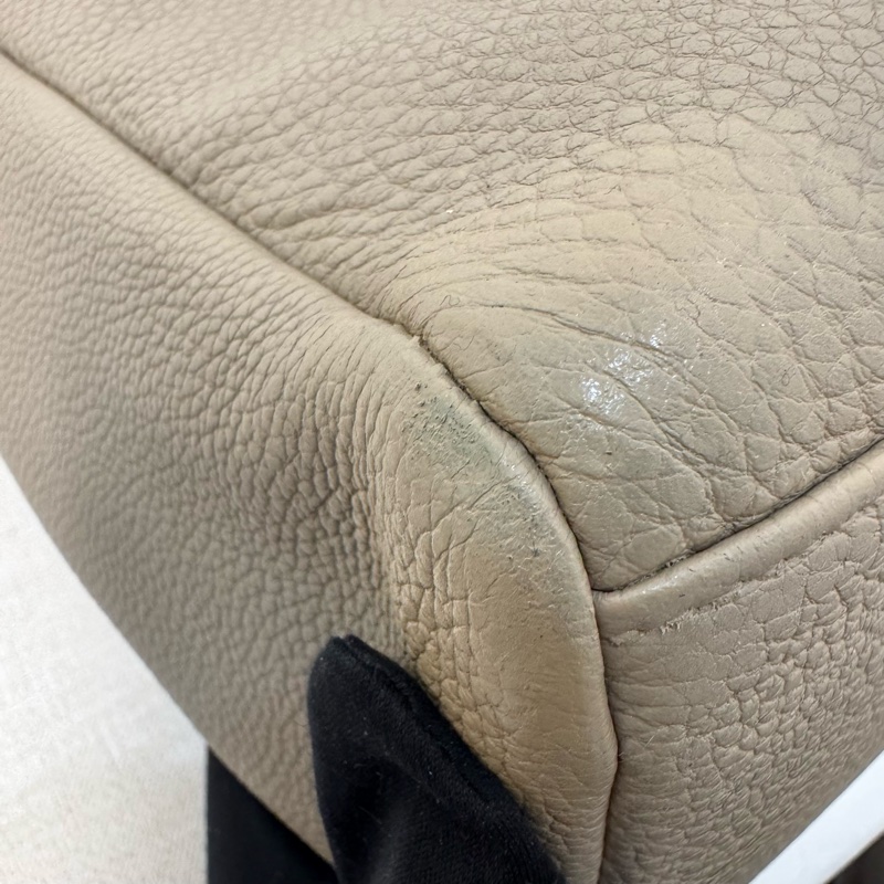 Hermès 大象灰全皮手提包-20