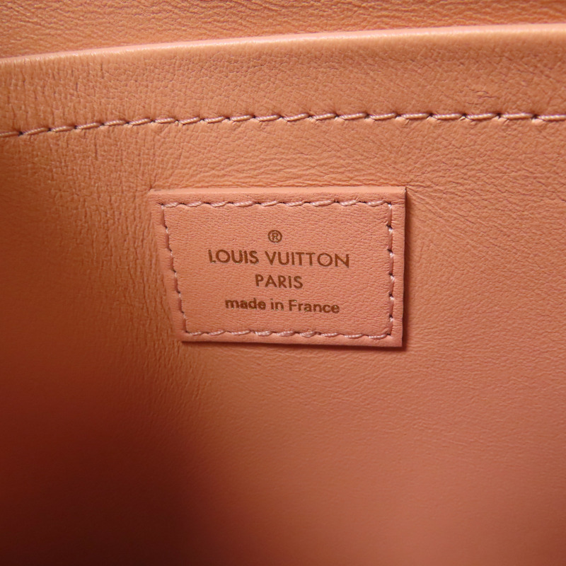 LOUIS VUITTON 塗層帆布/牛皮皮革Masters Collection Fragonard Neverfull MM手挽袋棕色/粉紅色-5