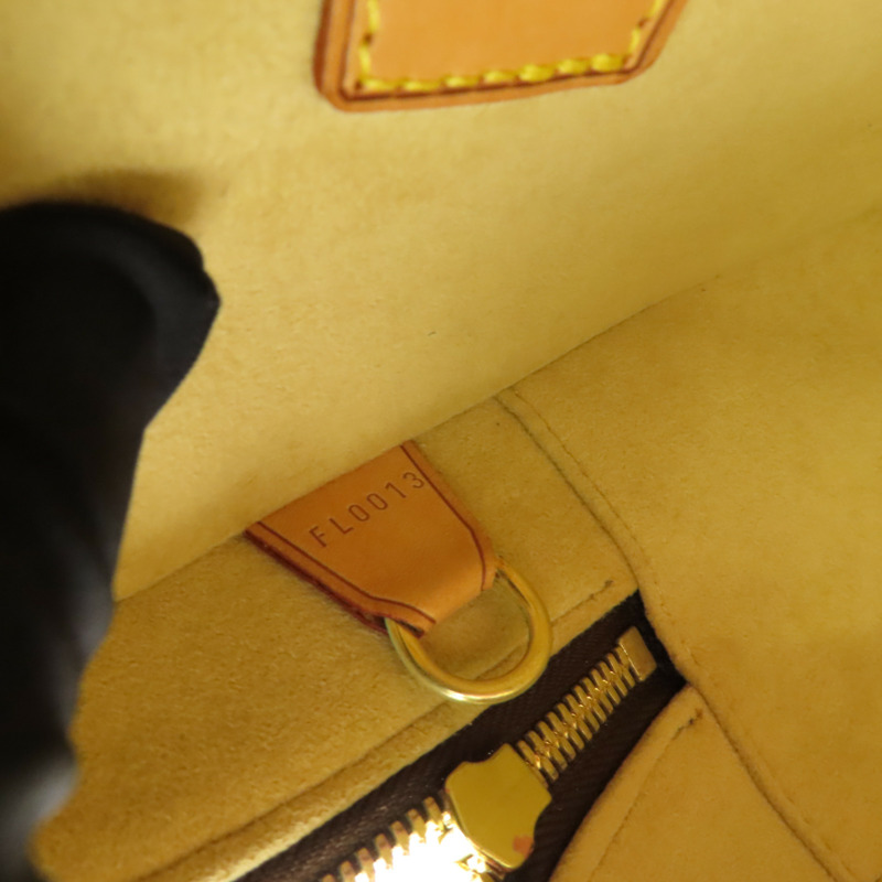 LOUIS VUITTON Monogram Cite GM金扣肩背袋棕色-6