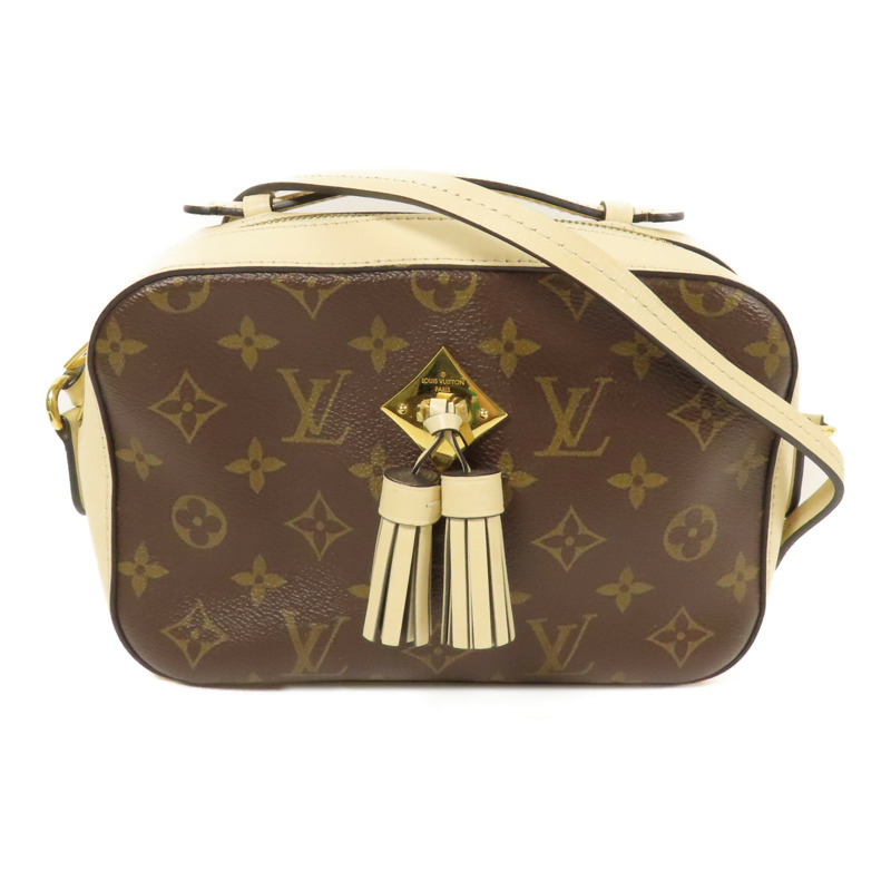 LOUIS VUITTON Monogram Saintonge金扣手挽肩背兩用袋-0