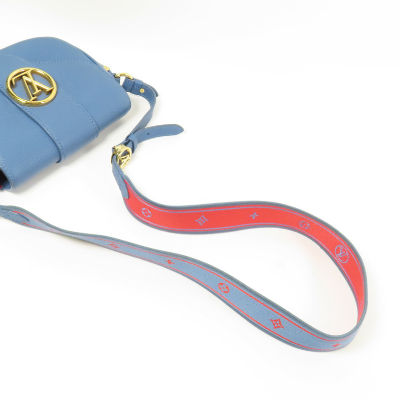 LOUIS VUITTON 牛皮皮革Pont 9 Soft PM金扣肩背袋-8