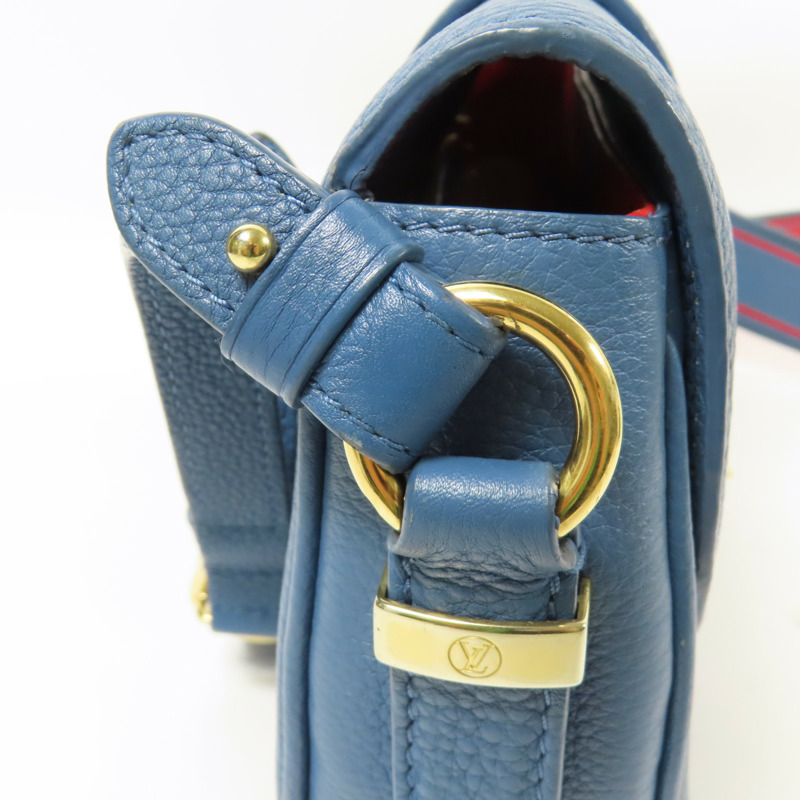 LOUIS VUITTON 牛皮皮革Pont 9 Soft PM金扣肩背袋-13