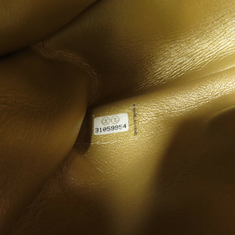 CHANEL 羊皮皮革Mini Flap Bag金扣鏈帶肩背袋-7