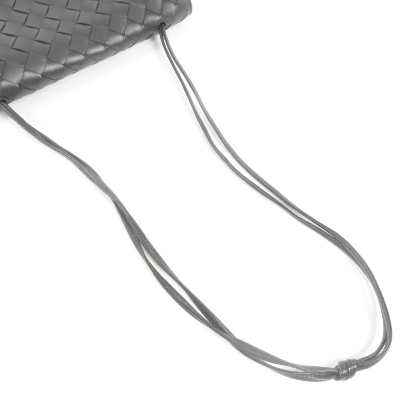 BOTTEGA VENETA 羊皮皮革Intrecciato Flap金扣肩背袋-7