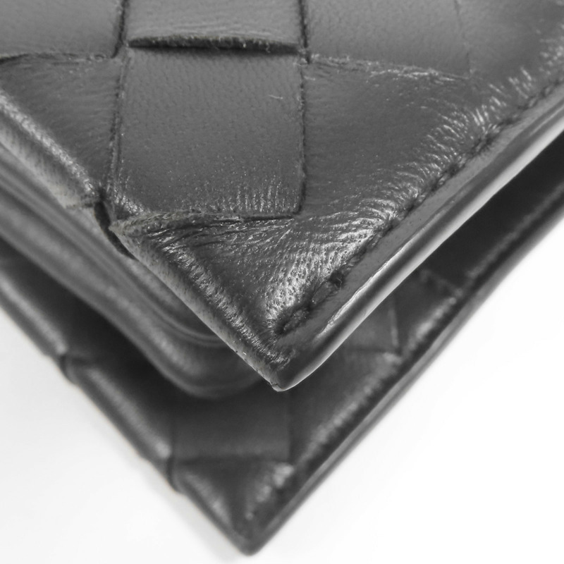 BOTTEGA VENETA 羊皮皮革Intrecciato Flap金扣肩背袋-11