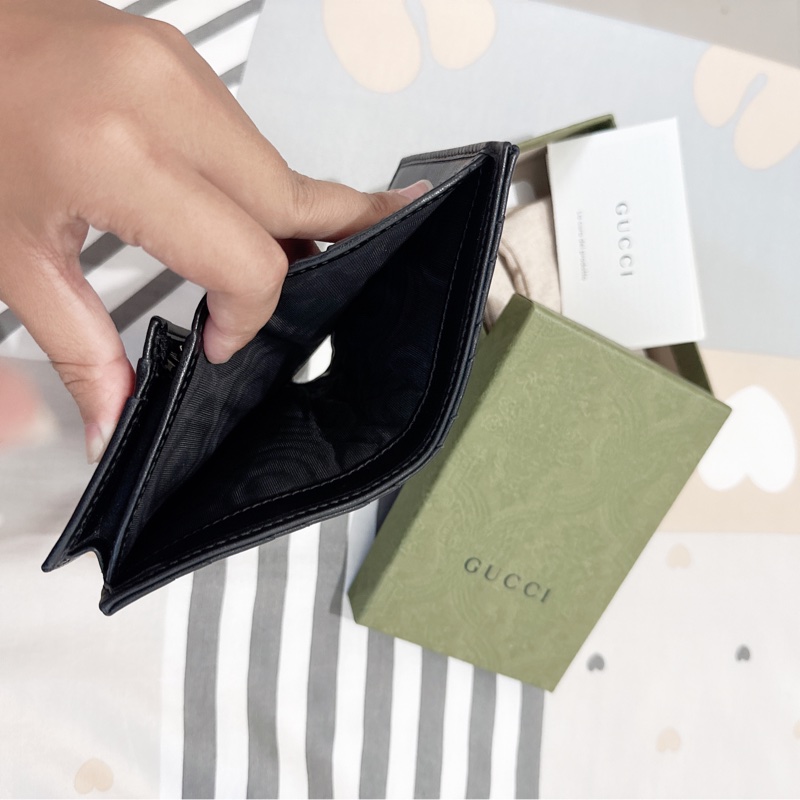 💥 人氣熱賣！GUCCI GG Marmont 經典雙G小皮夾（黑）｜近全新、附完整配件 💥-14