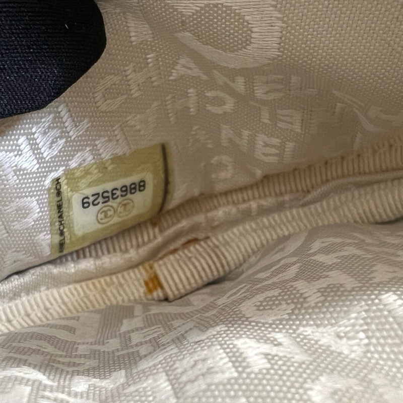 Chanel 綠色網球網兜單肩包-13