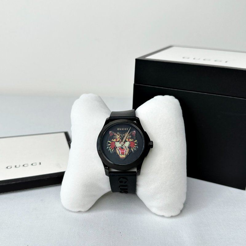 GUCCI G-Timeless虎頭圖案手錶-0