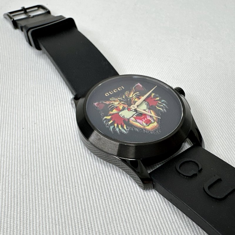 GUCCI G-Timeless虎頭圖案手錶-7