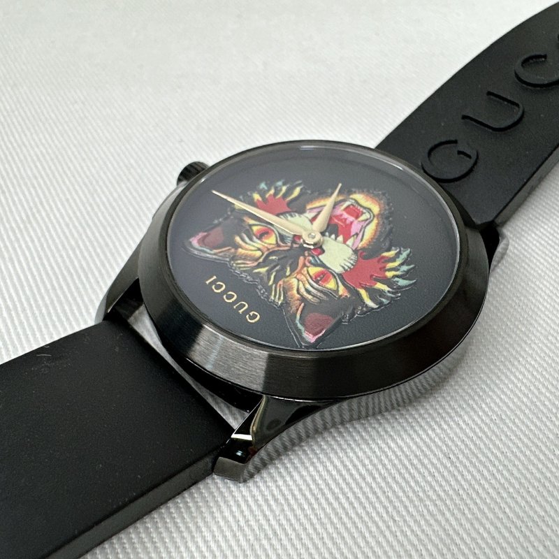 GUCCI G-Timeless虎頭圖案手錶-8