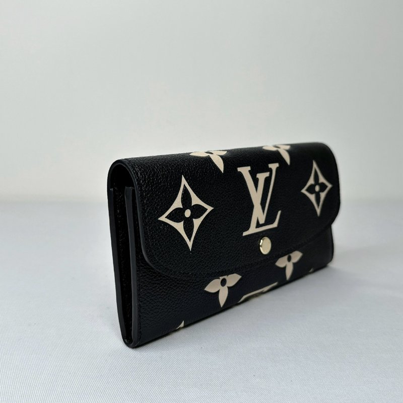 LV 全新Emilie雙色長夾-3