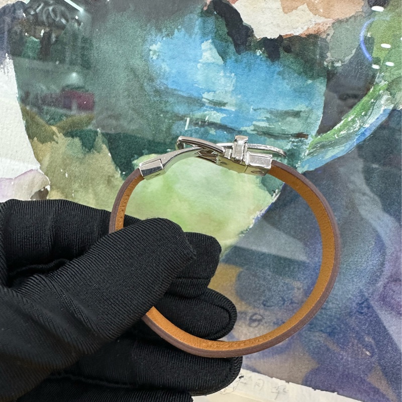 Hermes 皮繩手環-2