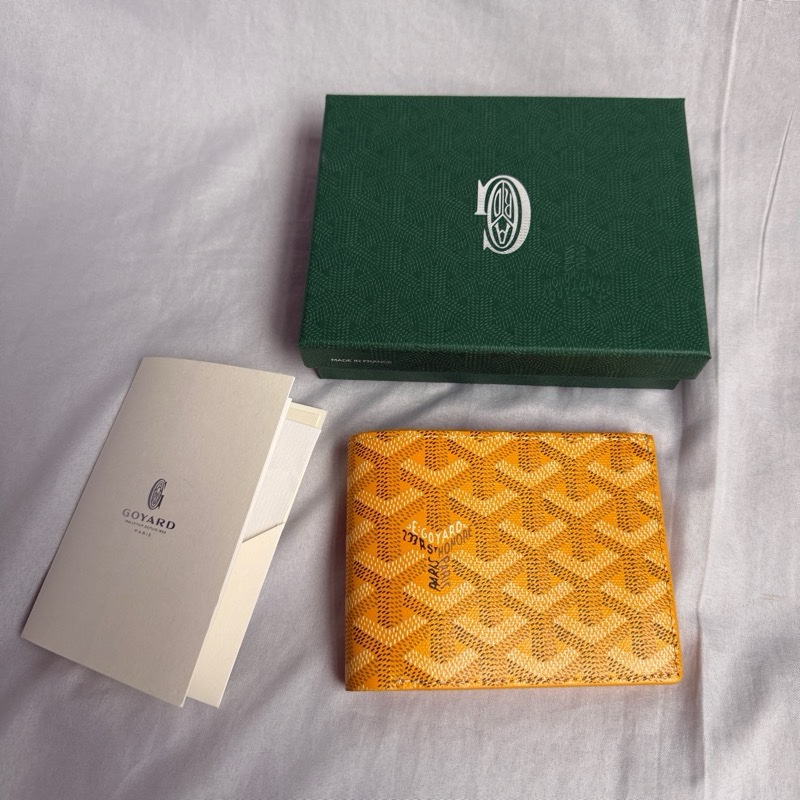 衝動購物日本🇯🇵購入 用不到出售 全新的 GOYARD VICTOIRE WALLET 黃色-12