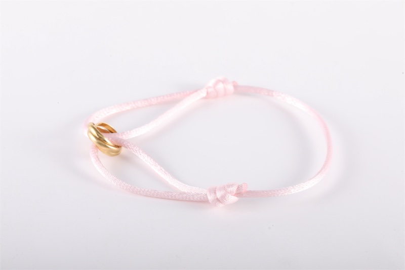 CARTIER(卡地亞)  18K黃金 黃金 Trinity 三環手繩 手鏈 18K-3