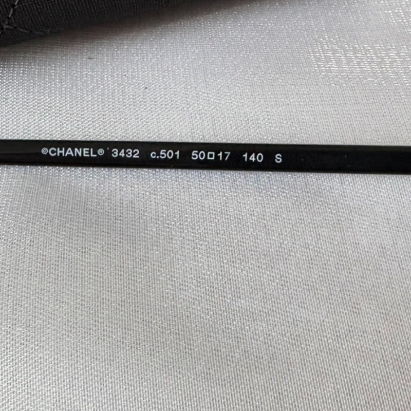 全新代購! Chanel 香奈兒 純色鏡框 黑色 CH3432-4