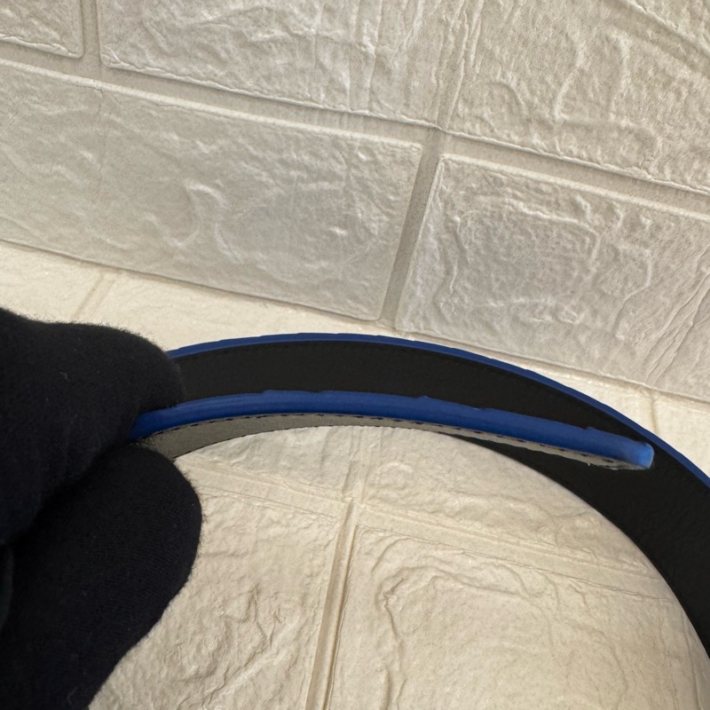 BV藍編織皮帶85cm-9