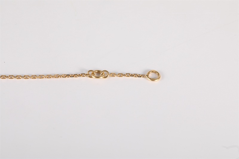 VAN CLEEF&ARPELS(梵克雅寶) Sweet Alhambra 小號蝴蝶手鏈 18K黃金/白貝母 S-M碼 黃金-3