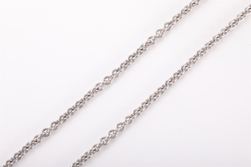 BVLGARI(寶格麗) BVLGARI BVLGARI 銅錢項鏈 滿鑽 18K白金/鑽石 項鏈 白金-3