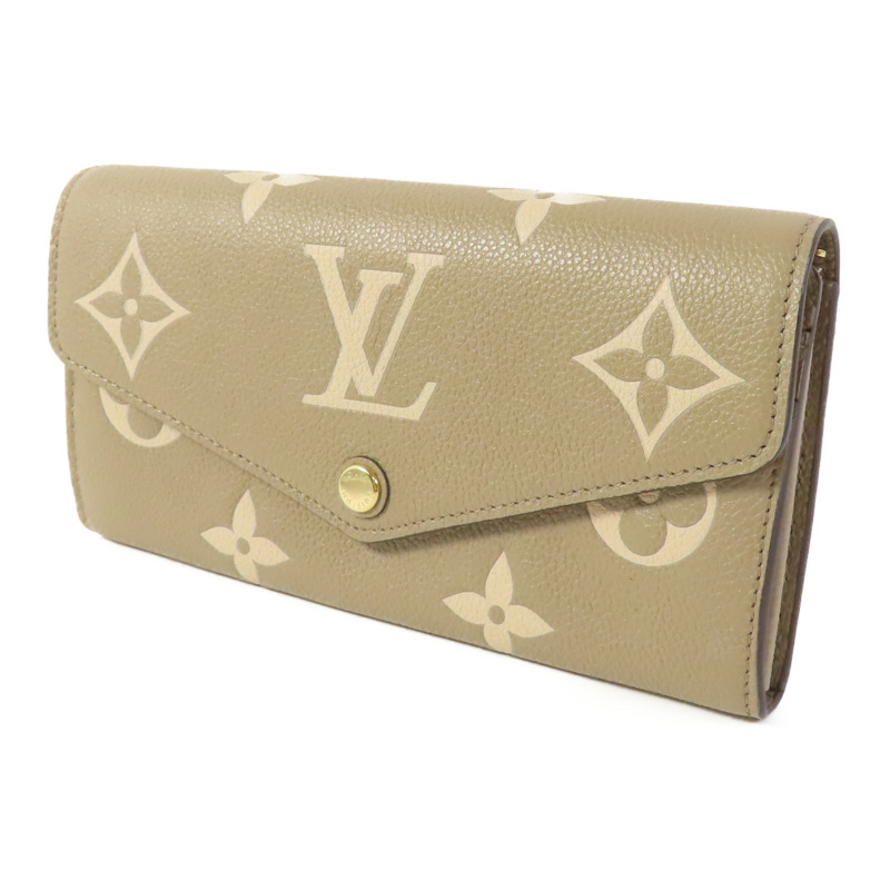 LOUIS VUITTON Mono-Empreinte Sarah長錢包-1