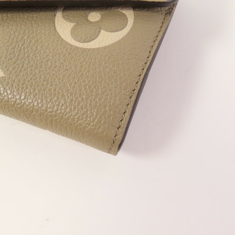 LOUIS VUITTON Mono-Empreinte Sarah長錢包-7