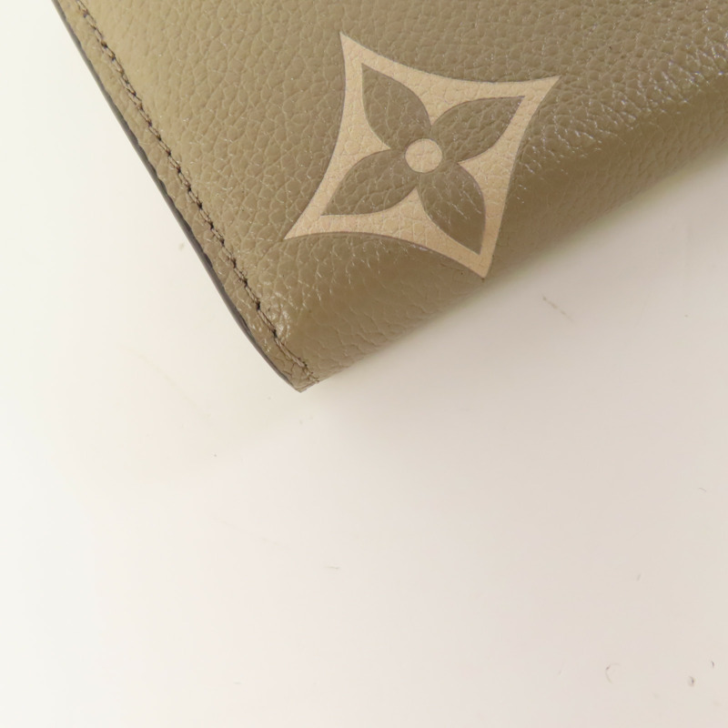 LOUIS VUITTON Mono-Empreinte Sarah長錢包-8