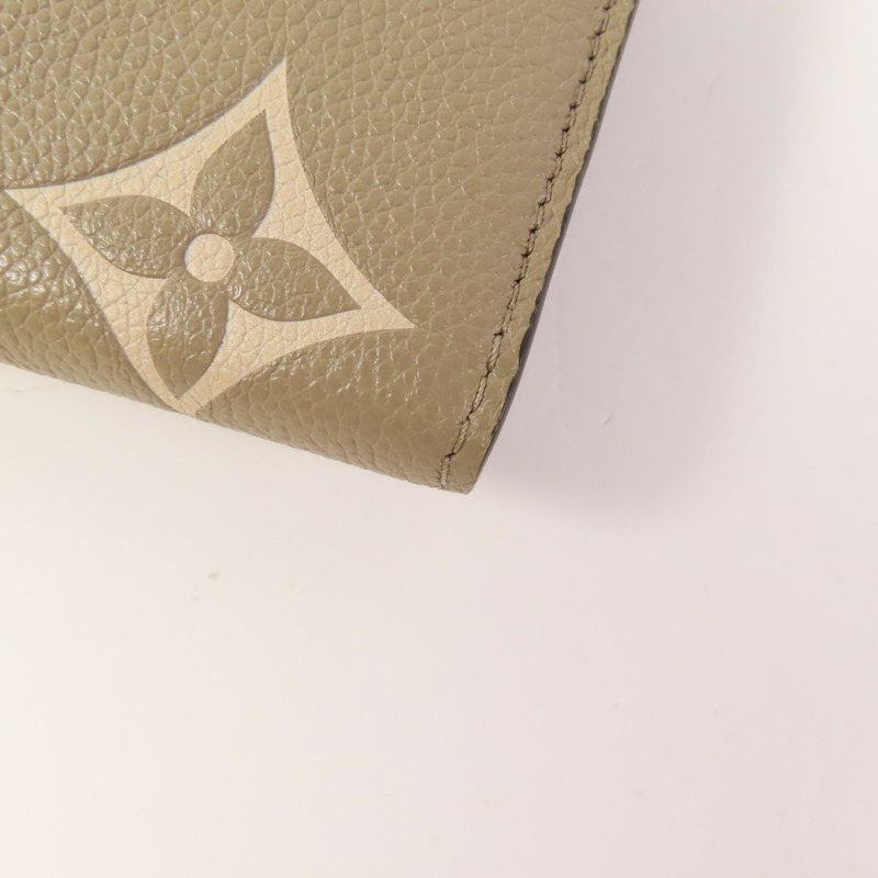 LOUIS VUITTON Mono-Empreinte Sarah長錢包-9