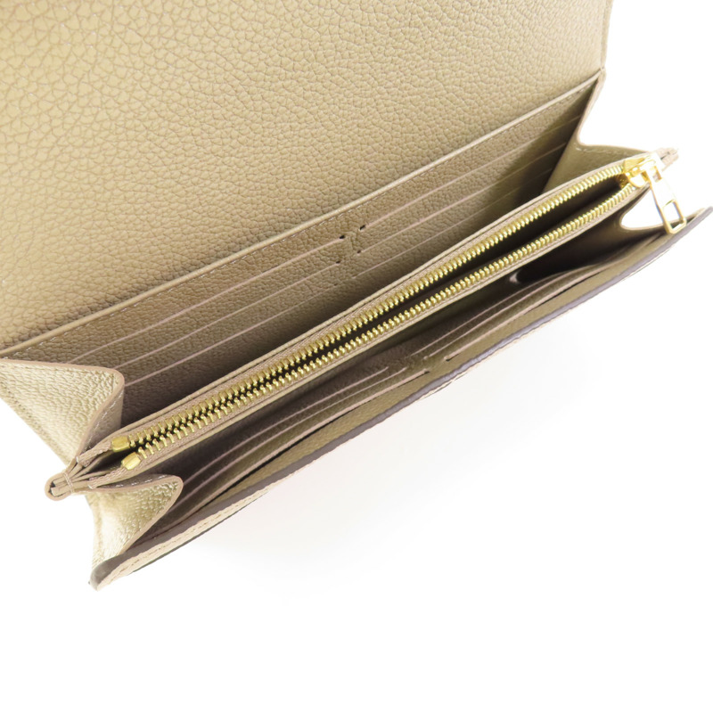 LOUIS VUITTON Mono-Empreinte Sarah長錢包-11