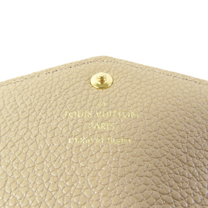 LOUIS VUITTON Mono-Empreinte Sarah長錢包-12
