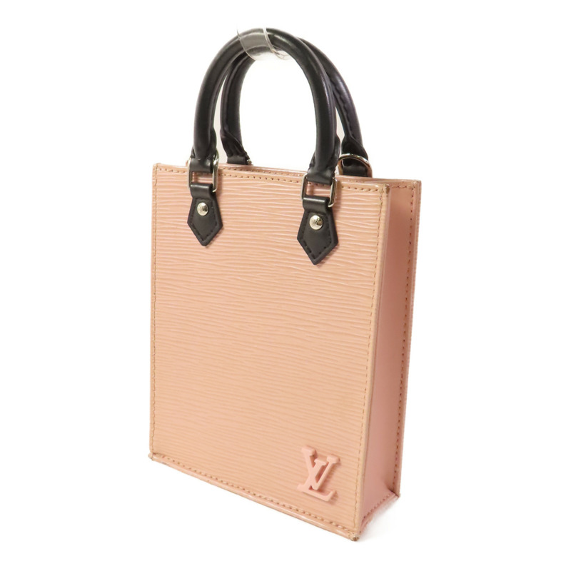 LOUIS VUITTON Epi Petit Sac Plat銀扣手挽肩背兩用袋-1