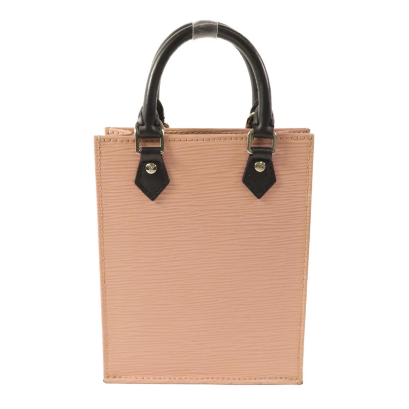 LOUIS VUITTON Epi Petit Sac Plat銀扣手挽肩背兩用袋-2