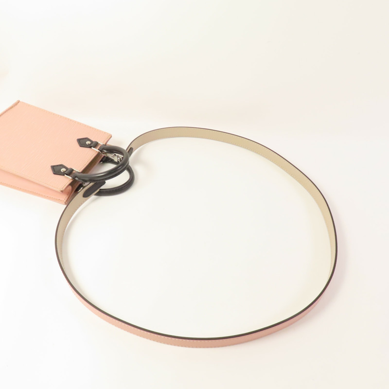 LOUIS VUITTON Epi Petit Sac Plat銀扣手挽肩背兩用袋-9