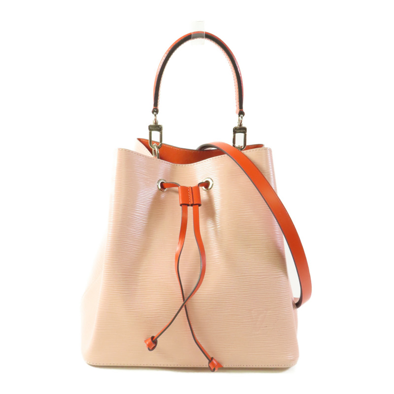 LOUIS VUITTON Epi Neo Noe MM銀扣手挽肩背兩用袋-0