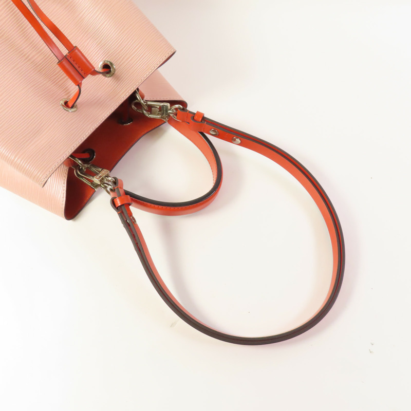 LOUIS VUITTON Epi Neo Noe MM銀扣手挽肩背兩用袋-9