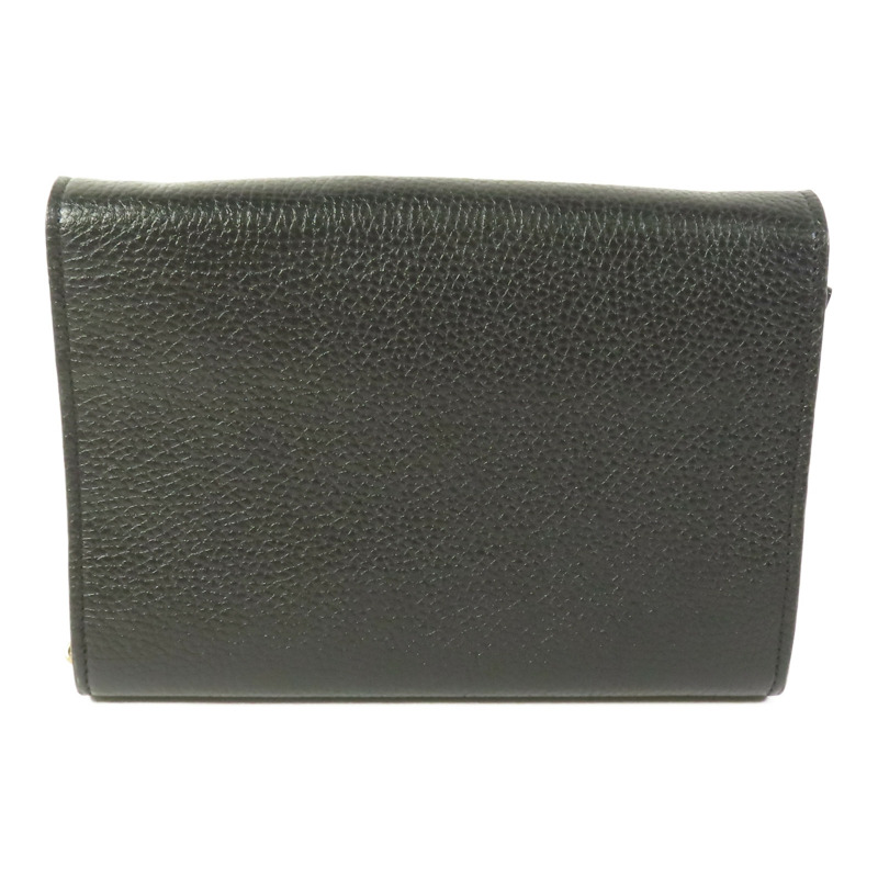 GUCCI 牛皮皮革Chain Shoulder金扣鏈帶肩背袋-2