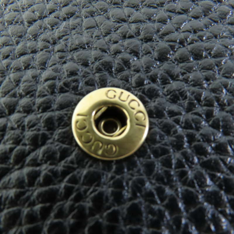 GUCCI 牛皮皮革Chain Shoulder金扣鏈帶肩背袋-7