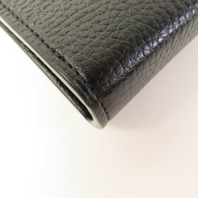 GUCCI 牛皮皮革Chain Shoulder金扣鏈帶肩背袋-12