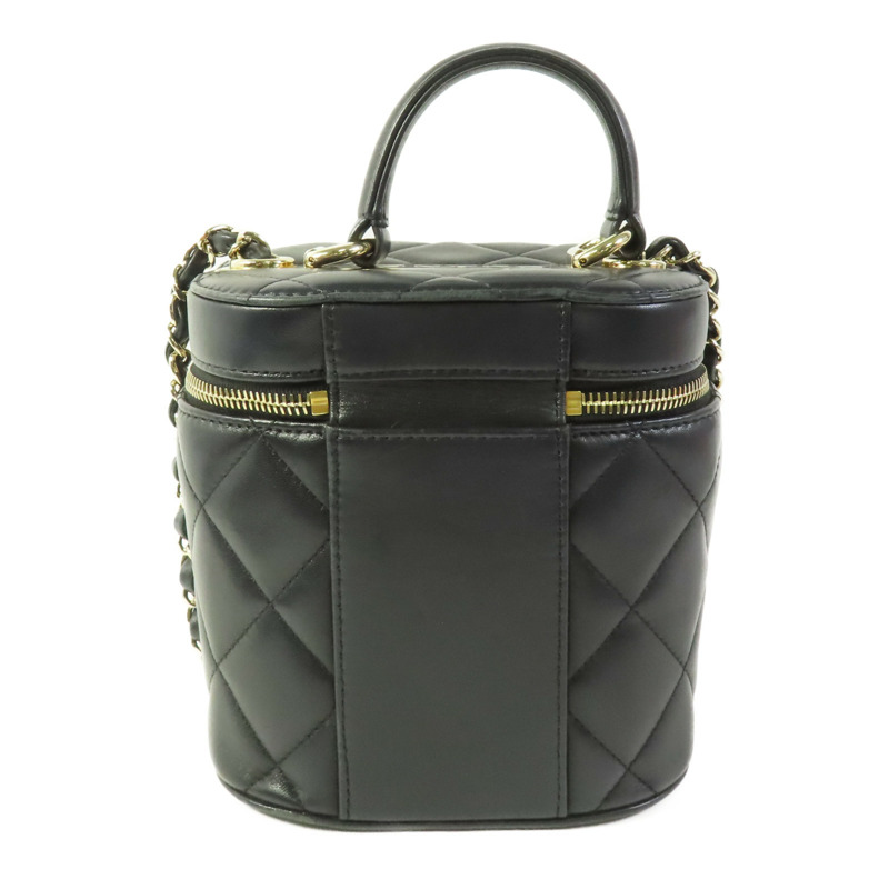 CHANEL 羊皮皮革Trendy CC Vanity Case金扣手挽肩背兩用袋-2